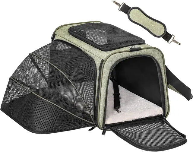 Cloud-Comfort Expandable Airline Approved Pet Carrier