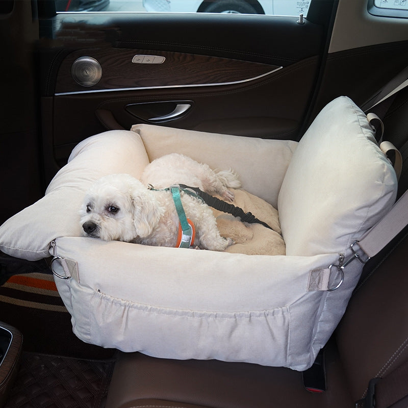 The Ultimate Safe Travels Bundle (Linen Seat + Seatbelts + Travel Bowl)
